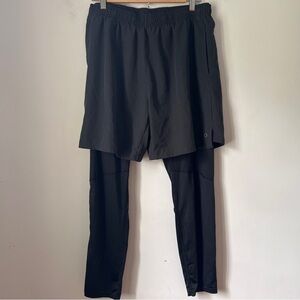 Skora Pants Shorts Combo Qwik-Wear Activewear Mens Size XL
